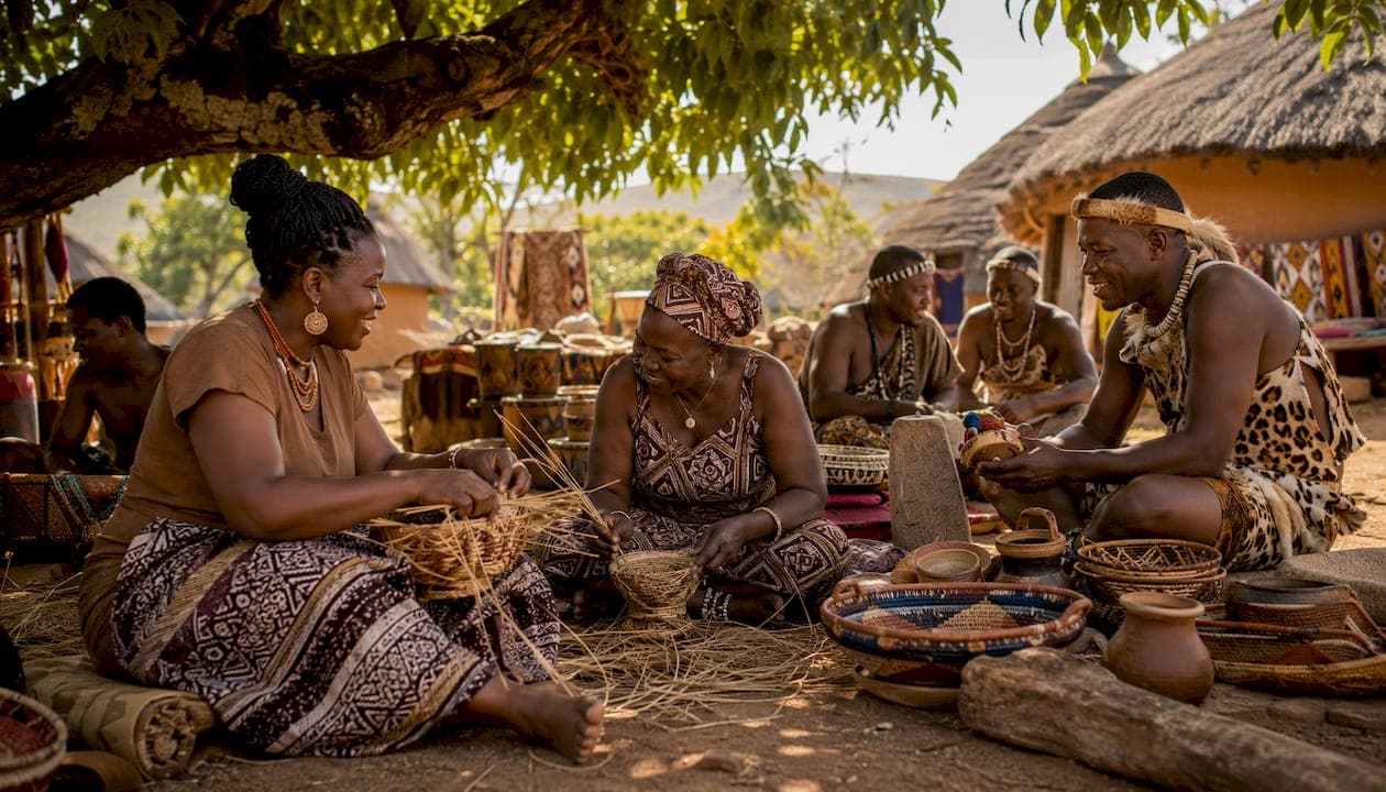 Zulu-Dorfbesuche für Safari-Gäste in KwaZulu-Natal